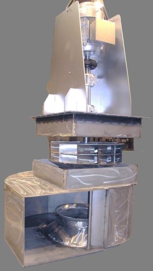 Rückwärts gekrümmter (BIF) Ventilator mit abnehmbarer, wärmegedämmter Einlassdichter-Baugruppe 8 von Daniels Fans.